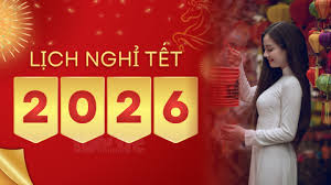 Thông báo nghỉ tết dương lịch 2026